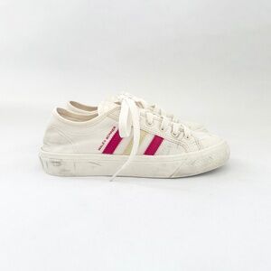 Share Wales Bonner x Adidas nizza canvas shoes sneakers tennis court mens 4.5 wo